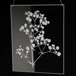 Decoración De Verano|Decoración De Primavera>DecoWoerner Pintura Acrílica "Gypsophila" 35 X 45 Cm transparente