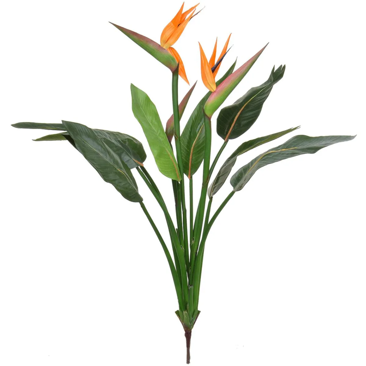 Plantas De Interior|Plantas Artificiales Ignífugas>DecoWoerner Planta Artificial Sterlizia Pick Con Flores 103 Cm naranja