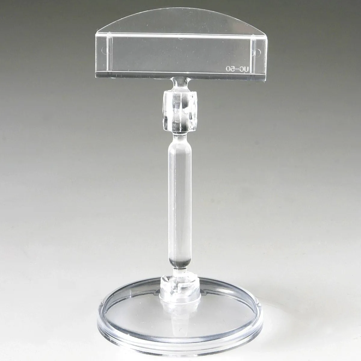 Etiquetaje>DecoWoerner Portaetiquetas De Precio Con Inserto, 10 Cm De Altura transparente