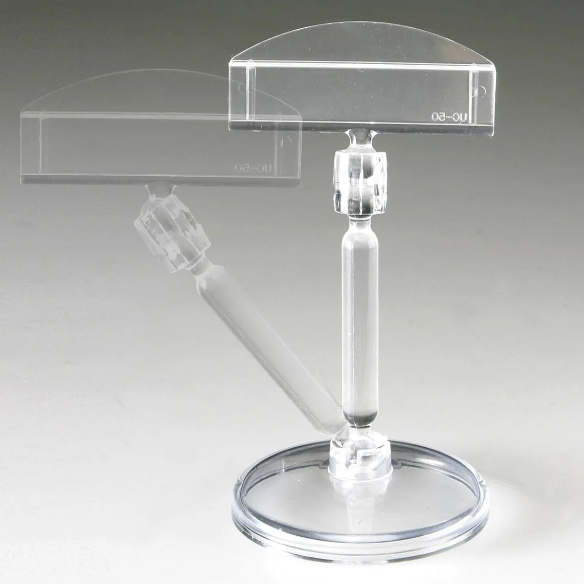 Etiquetaje>DecoWoerner Portaetiquetas De Precio Con Inserto, 10 Cm De Altura transparente