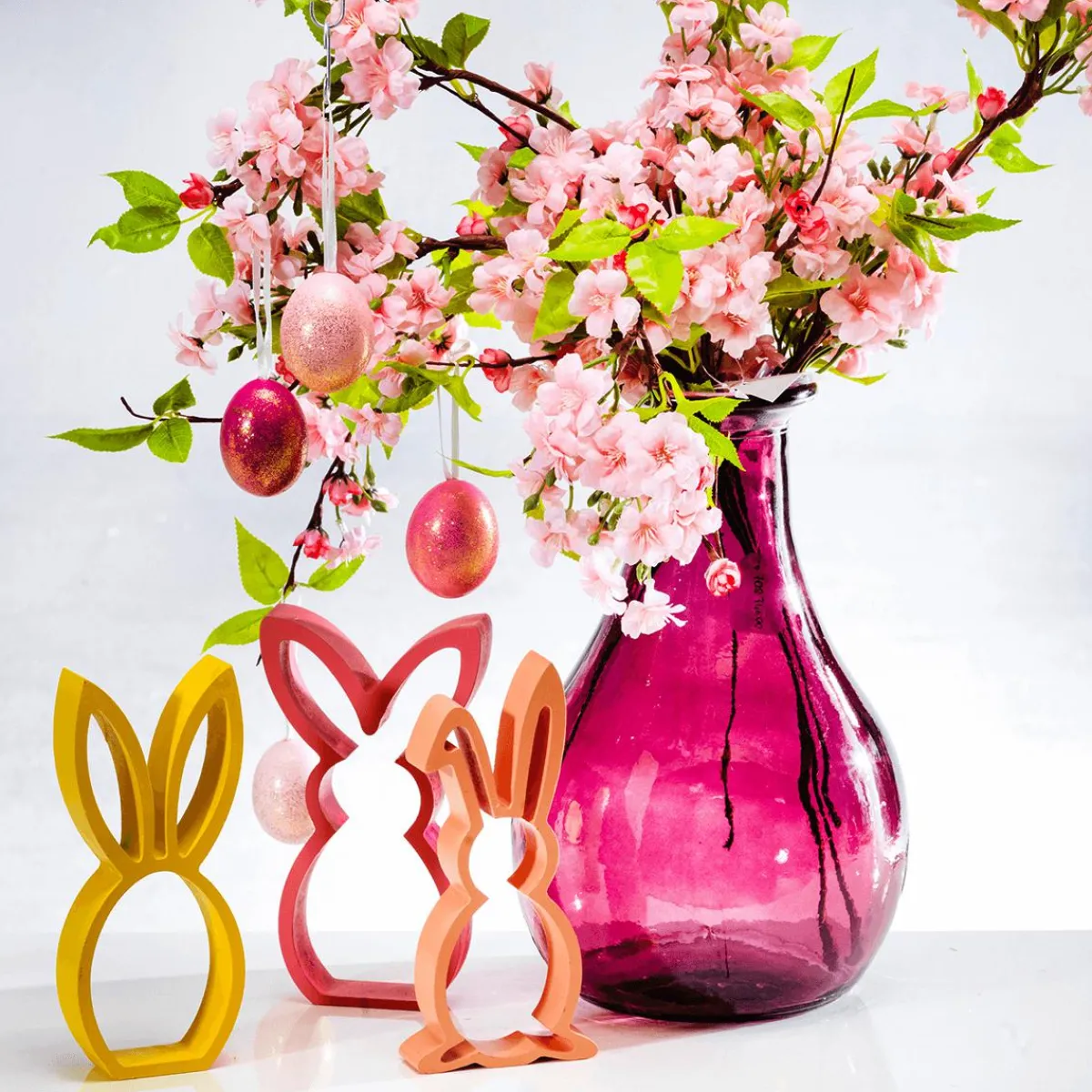 Decoración De Primavera|Ramas Y Ramitas>DecoWoerner Rama Artificial De Cerezo En Flor Rose 65 Cm rosa