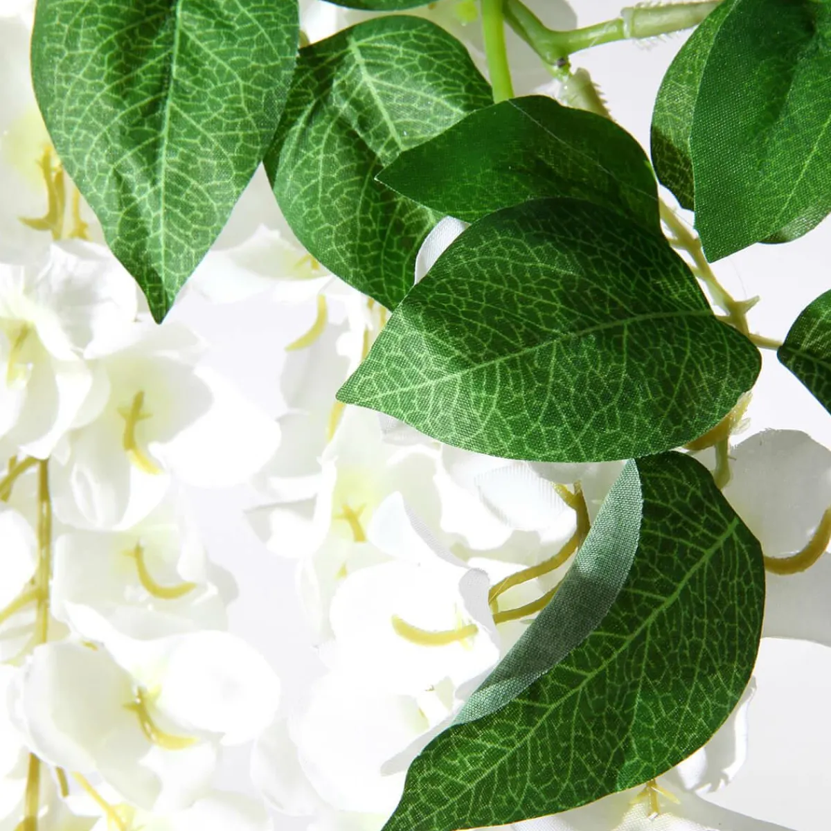 Ramas Y Ramitas>DecoWoerner Rama Artificial De Hortensias Blanca, 170 Cm blanco