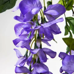 Decoración De Primavera|Ramas Y Ramitas>DecoWoerner Rama Artificial Wisteria Laburnum, 140 Cm, Violeta azul