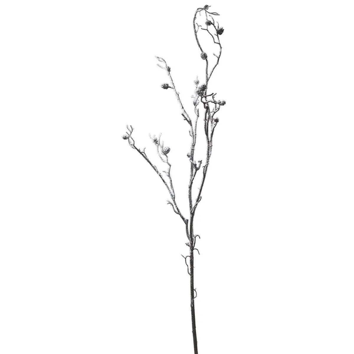 Decoración De Invierno|Ramas Y Ramitas>DecoWoerner Rama Cubierta De Nieve, Longitud 140 Cm marrón