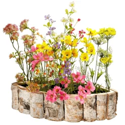 Decoración De Primavera|Flores Artificiales>DecoWoerner Rama De Arte Bouvardia 85 Cm amarillo