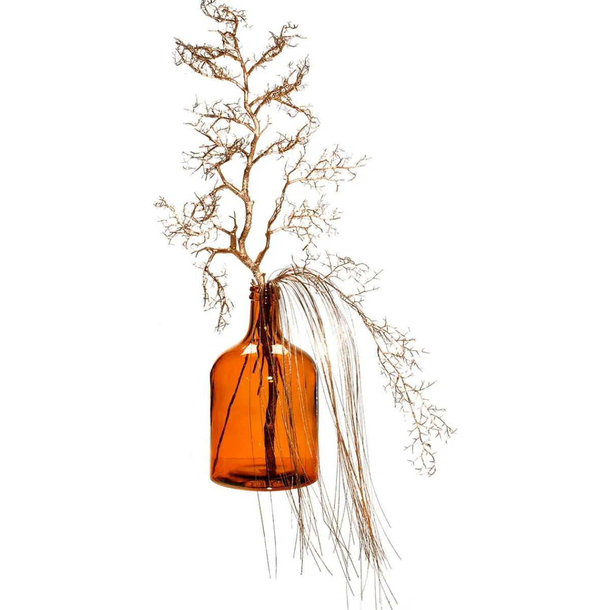 Ramas Y Ramitas>DecoWoerner Rama Decorativa Hierba Dorada 100 Cm De Largo, 2 Piezas oro