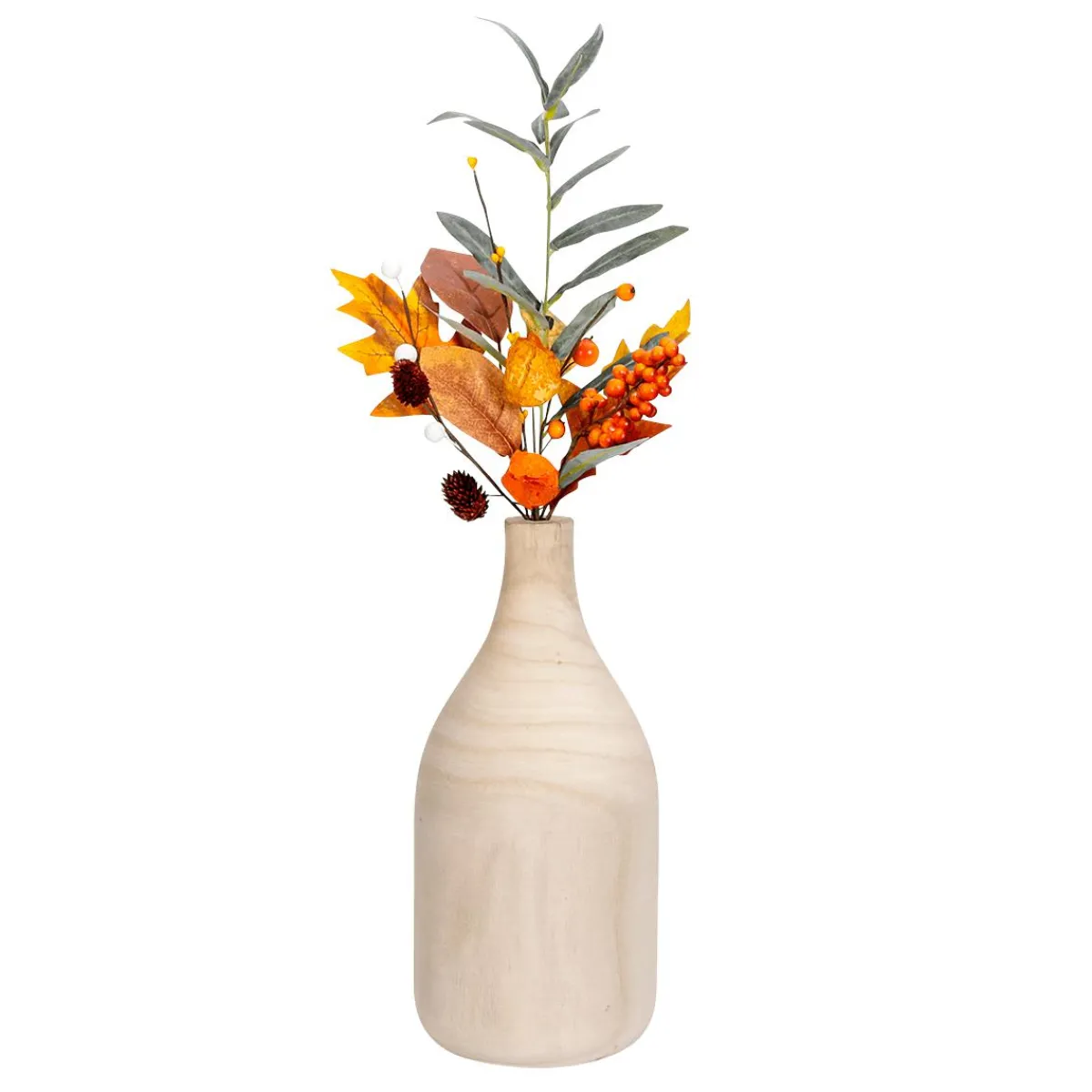 Ramas Y Ramitas|Decoración De Otoño>DecoWoerner Ramita Artificial De Physalis Otoñal 20 X 40 Cm /marrón naranja