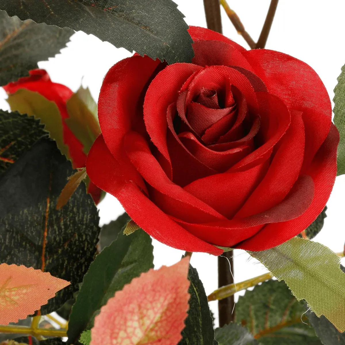 Árboles Artificiales|Flores Artificiales>DecoWoerner Ramo De Rosas En Maceta 115 Cm rojo
