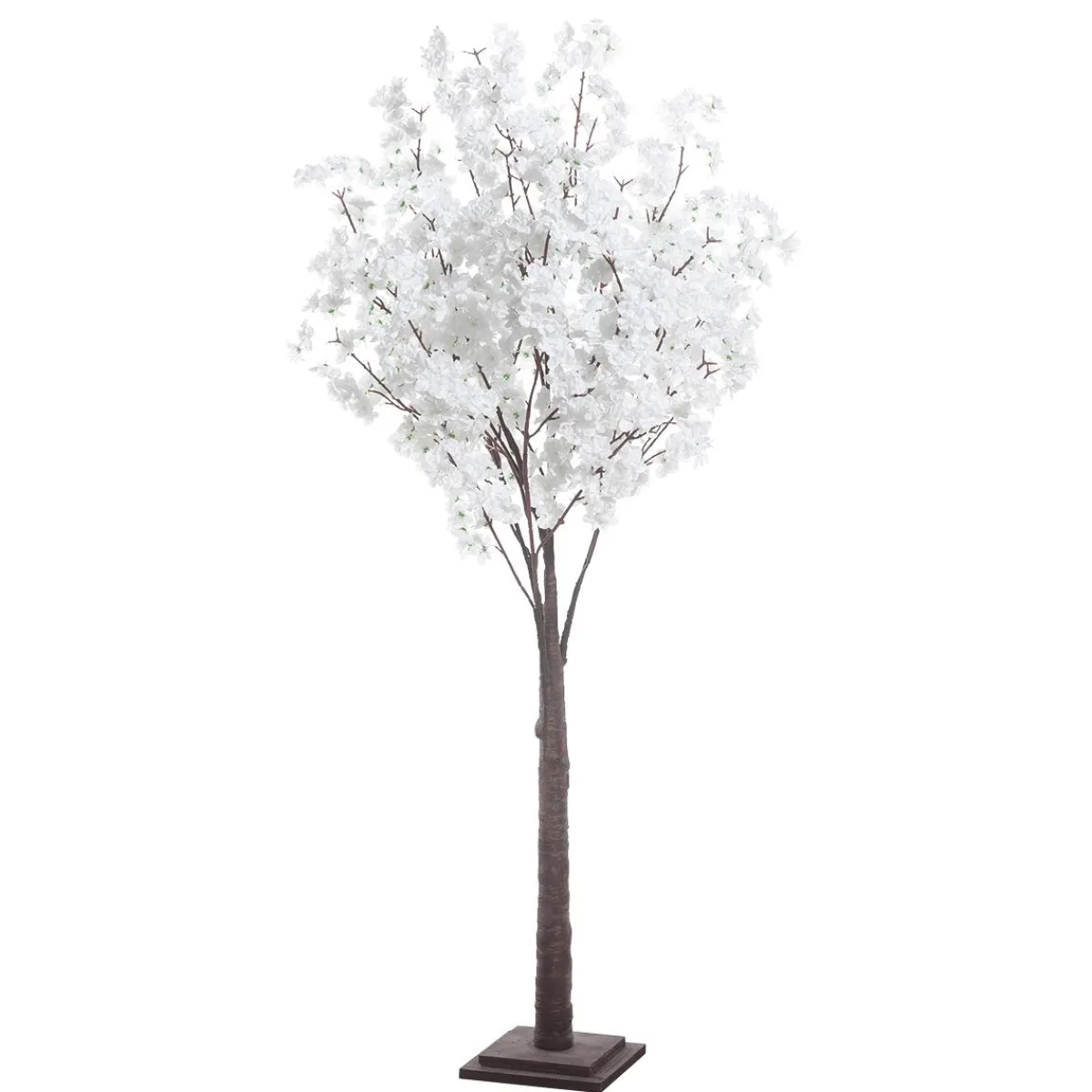 Decoración De Primavera|Árboles Artificiales>DecoWoerner Árbol Con Flores De Cerezo Artificial , 160 Cm blanco