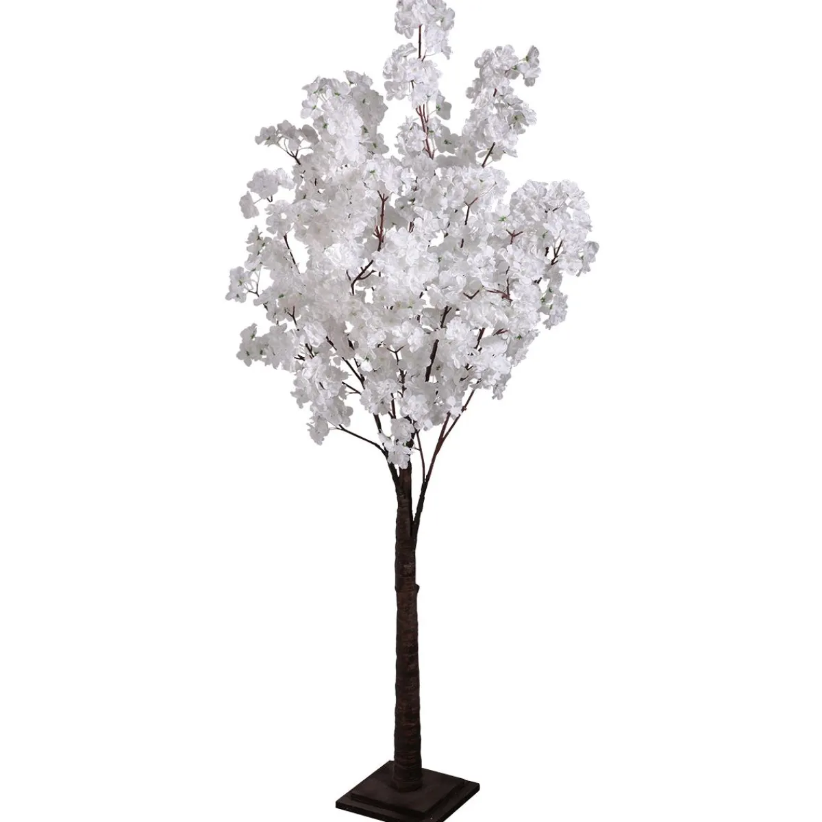 Decoración De Primavera|Árboles Artificiales>DecoWoerner Árbol Con Flores De Cerezo Artificial , 160 Cm blanco