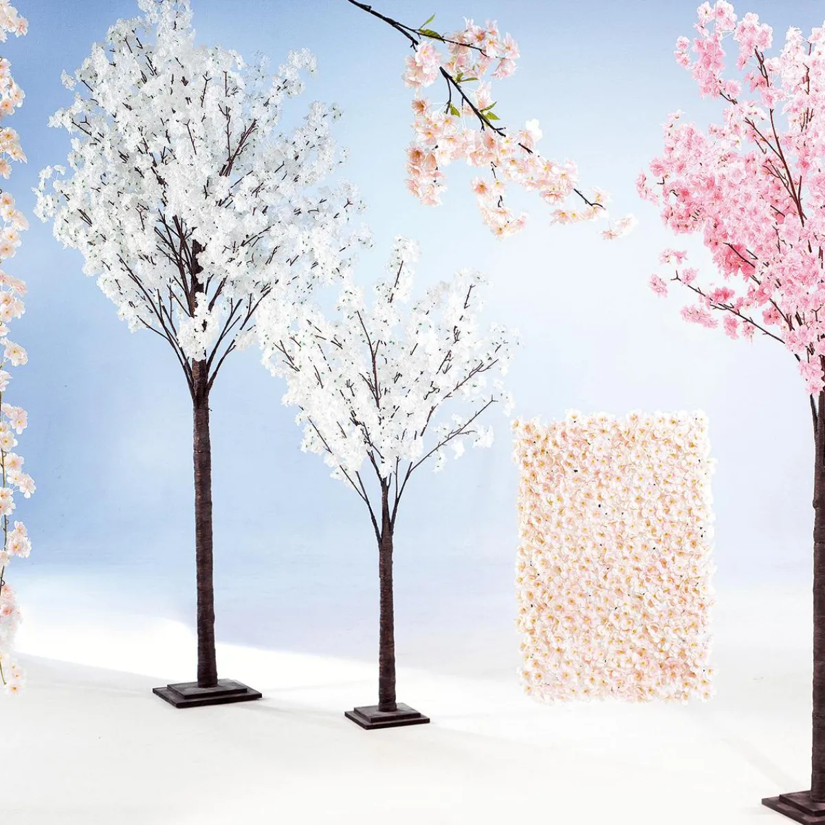 Decoración De Primavera|Árboles Artificiales>DecoWoerner Árbol Con Flores De Cerezo, 200 Cm blanco