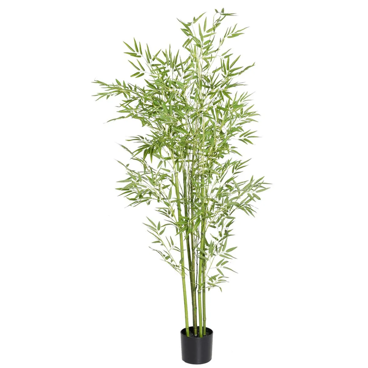 Plantas Verdes|Plantas De Interior>DecoWoerner Árbol De Bambú Artificial En Maceta verde