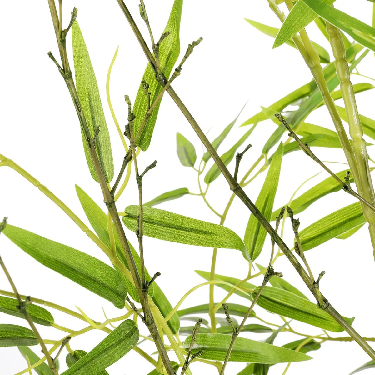 Plantas Verdes|Plantas De Interior>DecoWoerner Árbol De Bambú Artificial En Maceta verde