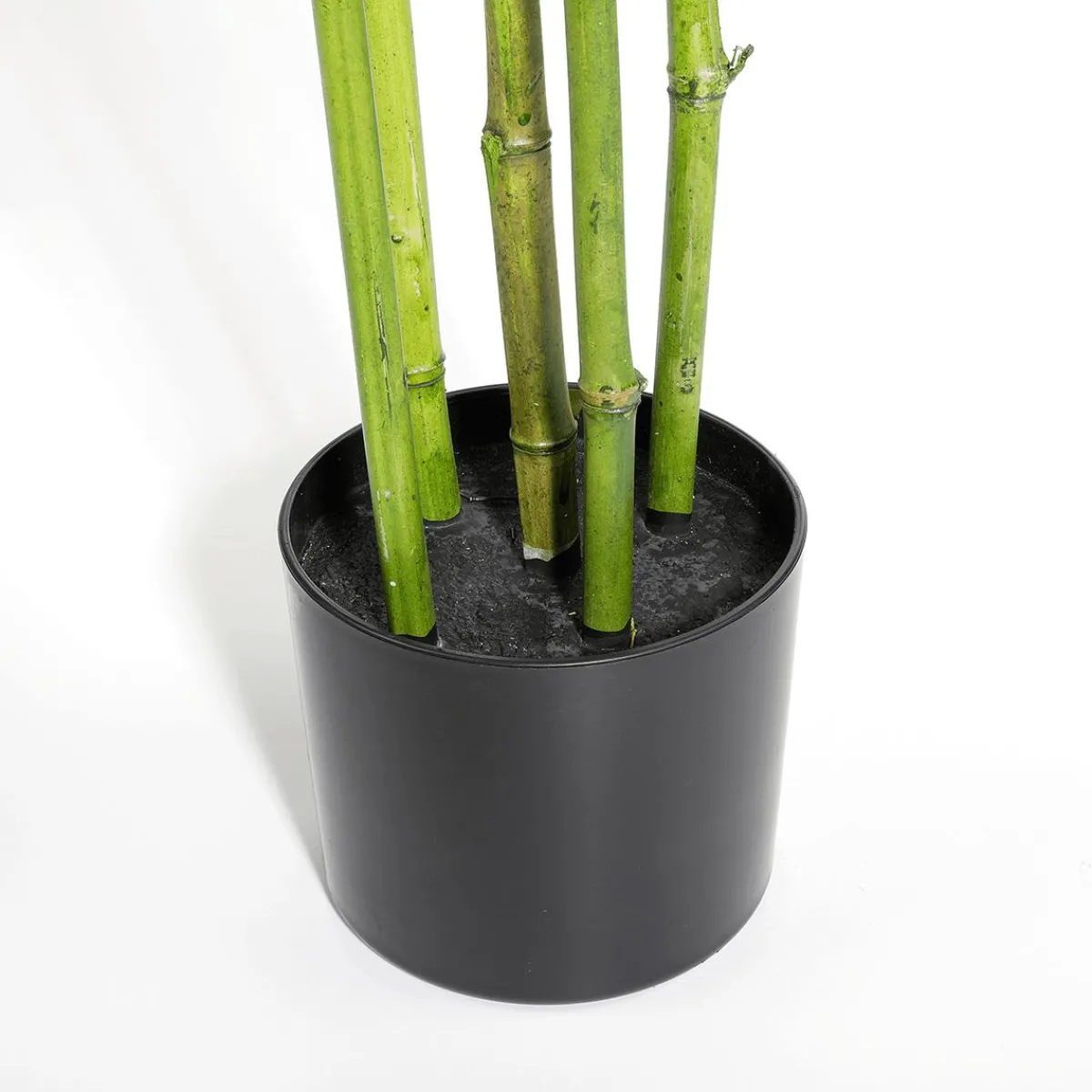 Plantas Verdes|Plantas De Interior>DecoWoerner Árbol De Bambú Artificial En Maceta verde