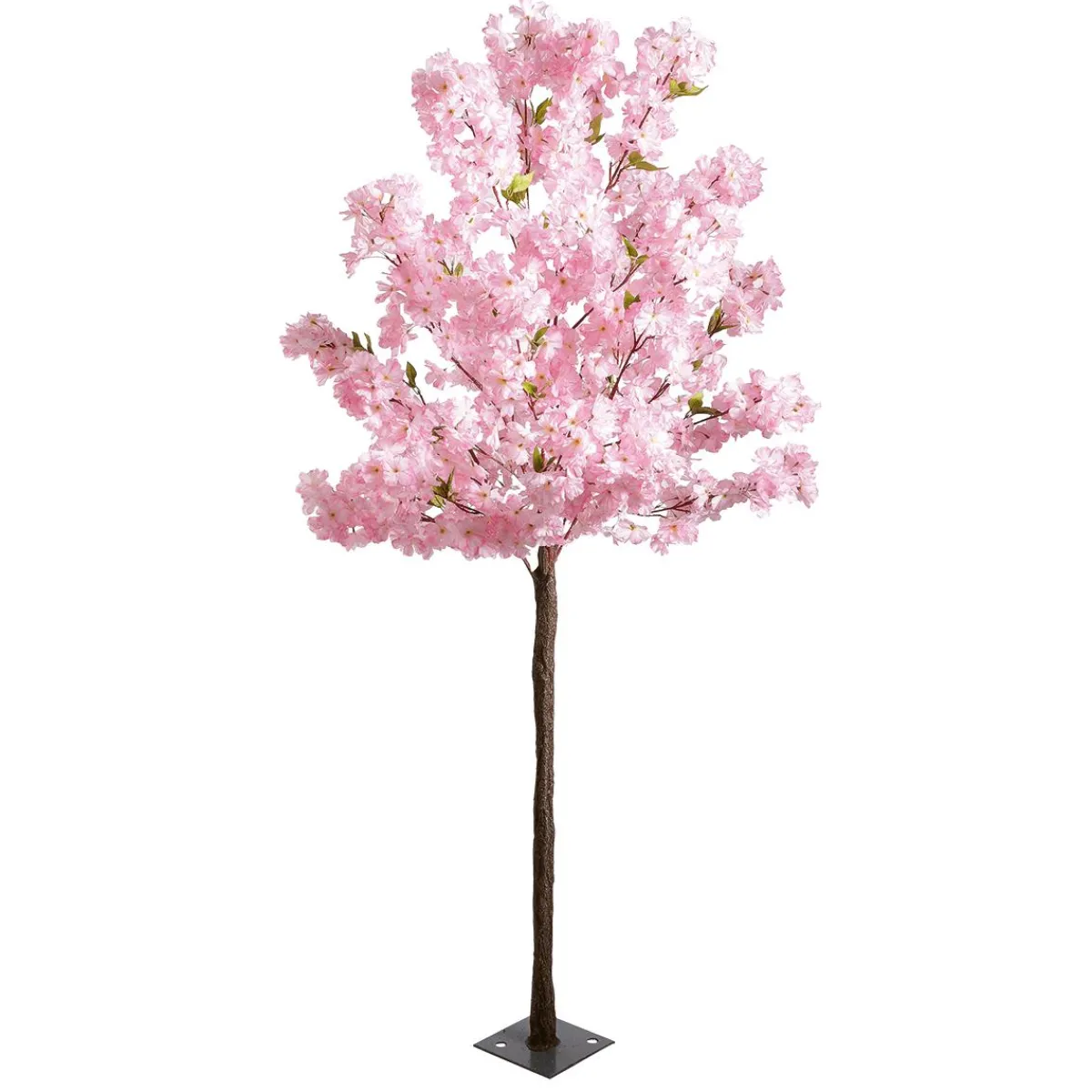 Decoración De Primavera|Árboles Artificiales>DecoWoerner Árbol De Cerezo Artificial Con Placa De Soporte, 180 Cm rosa