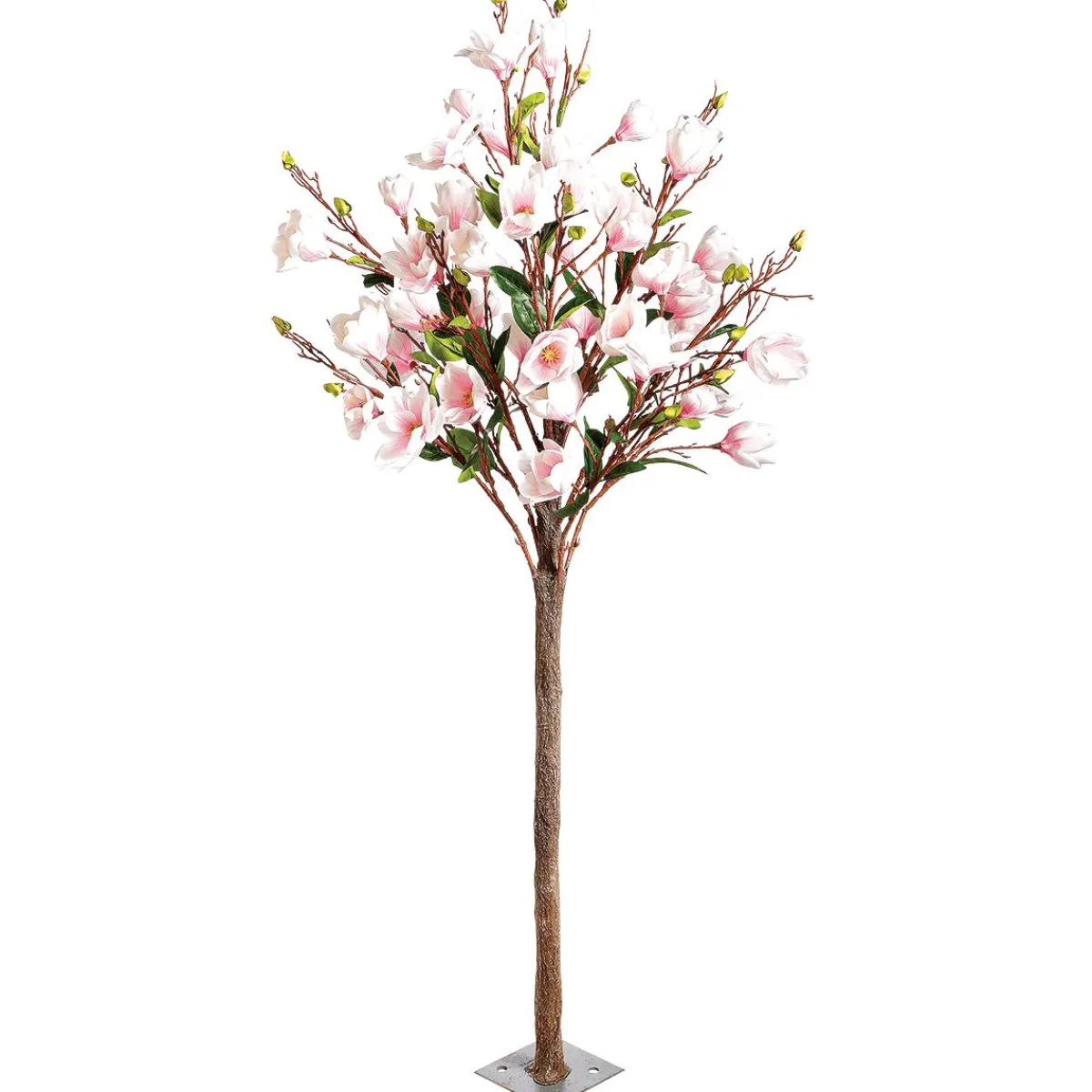 Decoración De Primavera|Árboles Artificiales>DecoWoerner Árbol De Flores De Magnolia Artificial, 180 Cm rosa