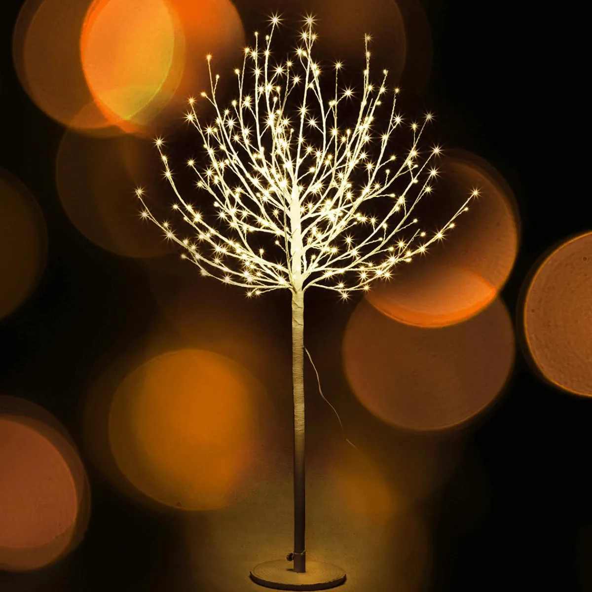 Decoración De Invierno|Árboles Artificiales>DecoWoerner Árbol De Luces LED, 150 Cm blanco