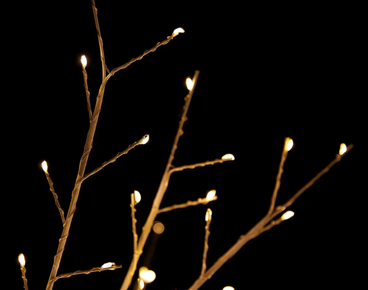 Decoración De Invierno|Árboles Artificiales>DecoWoerner Árbol De Luces LED, 150 Cm blanco