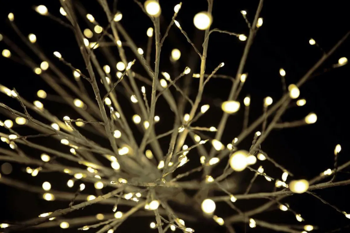 Decoración De Invierno|Árboles Artificiales>DecoWoerner Árbol De Luces LED, 150 Cm blanco