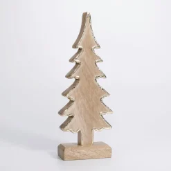 Decoración De Otoño|Figuras De Navidad>DecoWoerner Árbol De Madera De Mango 30 X 12 X 5 Cm Madera natural