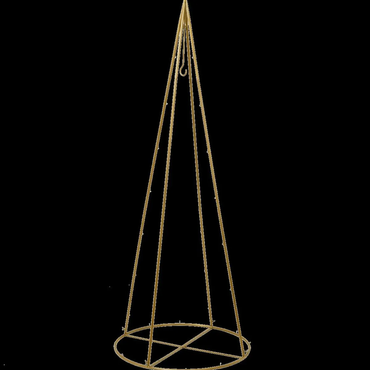 Decoración Navideña Xxl>DecoWoerner Árbol De Metal Deco, Dorado 180 X 72 Cm oro