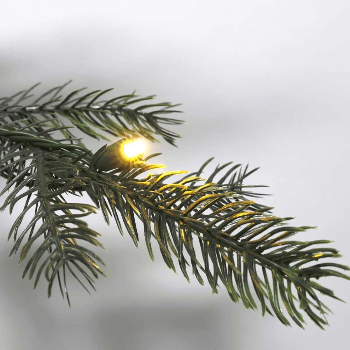 Árboles De Navidad Artificiales>DecoWoerner Árbol De Navidad Artificial Nordmann Abeto Con LED 180 Cm verde