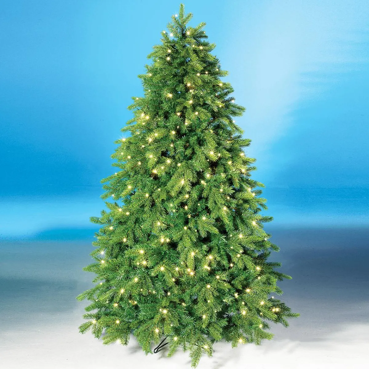 Árboles De Navidad Artificiales>DecoWoerner Árbol De Navidad Artificial Nordmann Abeto Con LED 180 Cm verde