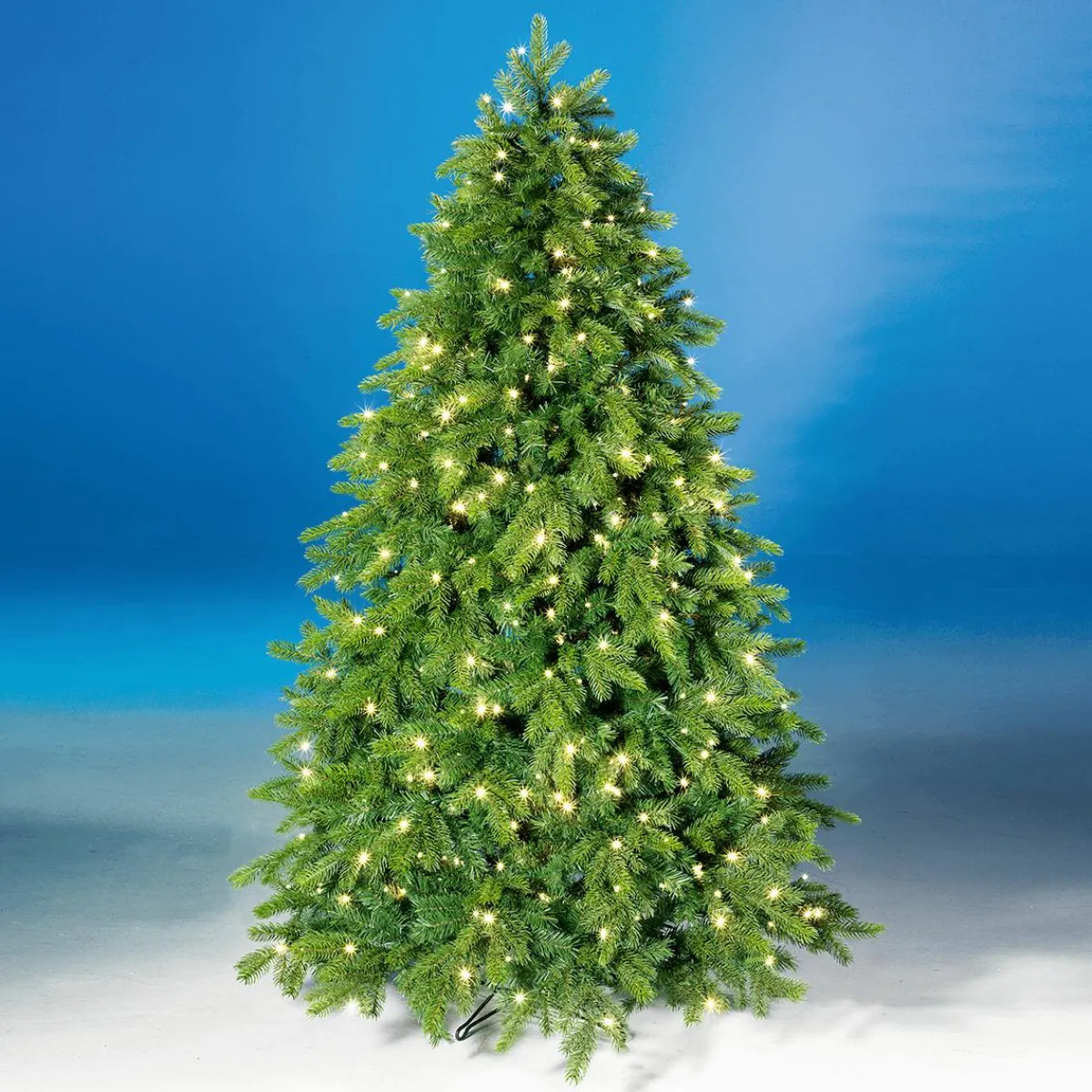 Árboles De Navidad Artificiales>DecoWoerner Árbol De Navidad Artificial Nordmann Abeto Con LED 210 Cm verde
