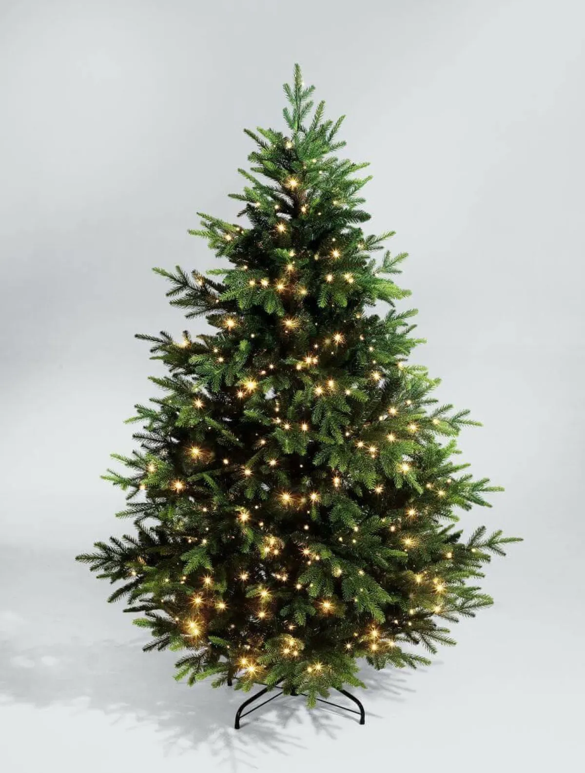 Árboles De Navidad Artificiales>DecoWoerner Árbol De Navidad Artificial Moldeado Por Inyección Pícea De Noruega Con LED 180 Cm verde