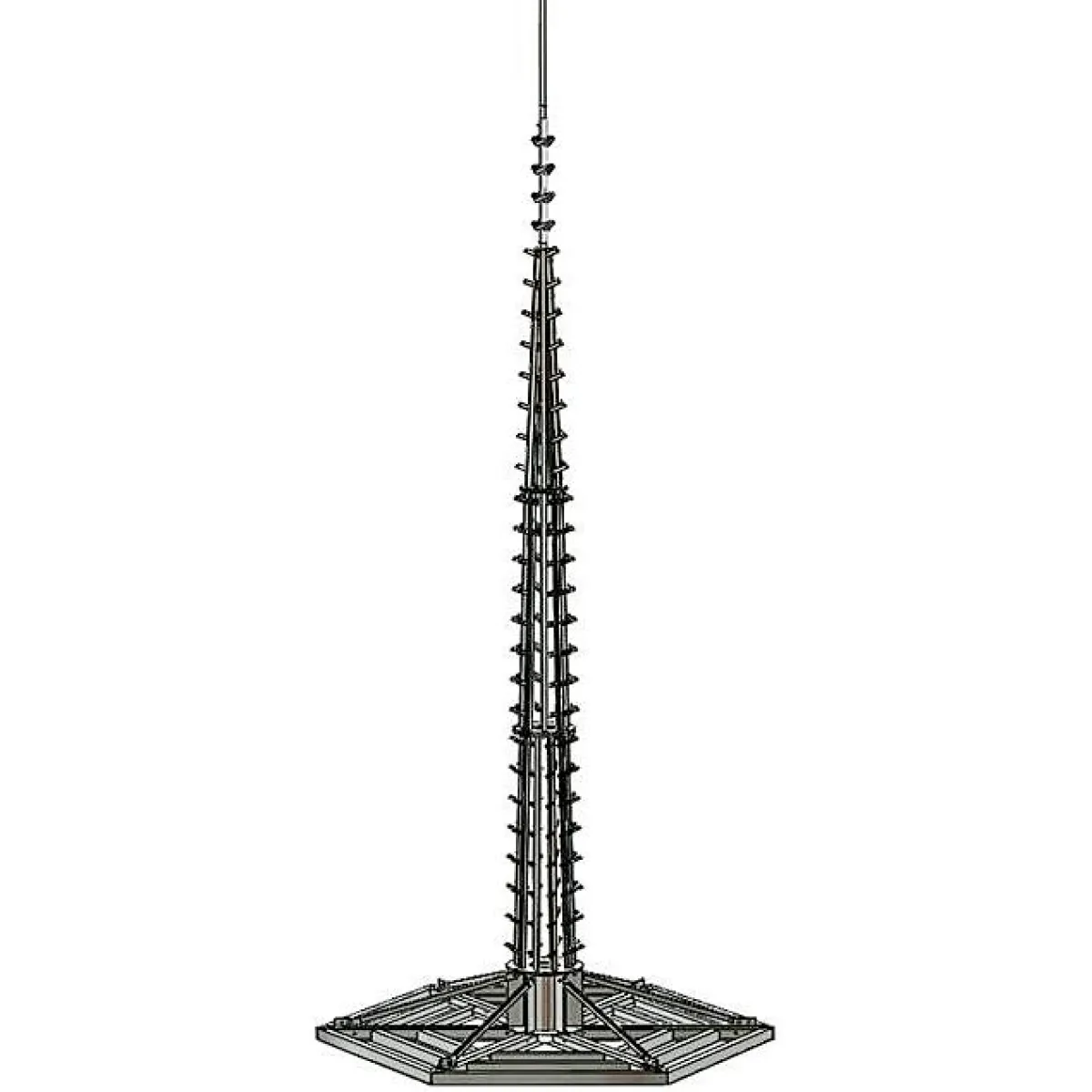 Árboles Gigantescos>DecoWoerner Árbol De Navidad Artificial Gigante "Deluxe verde