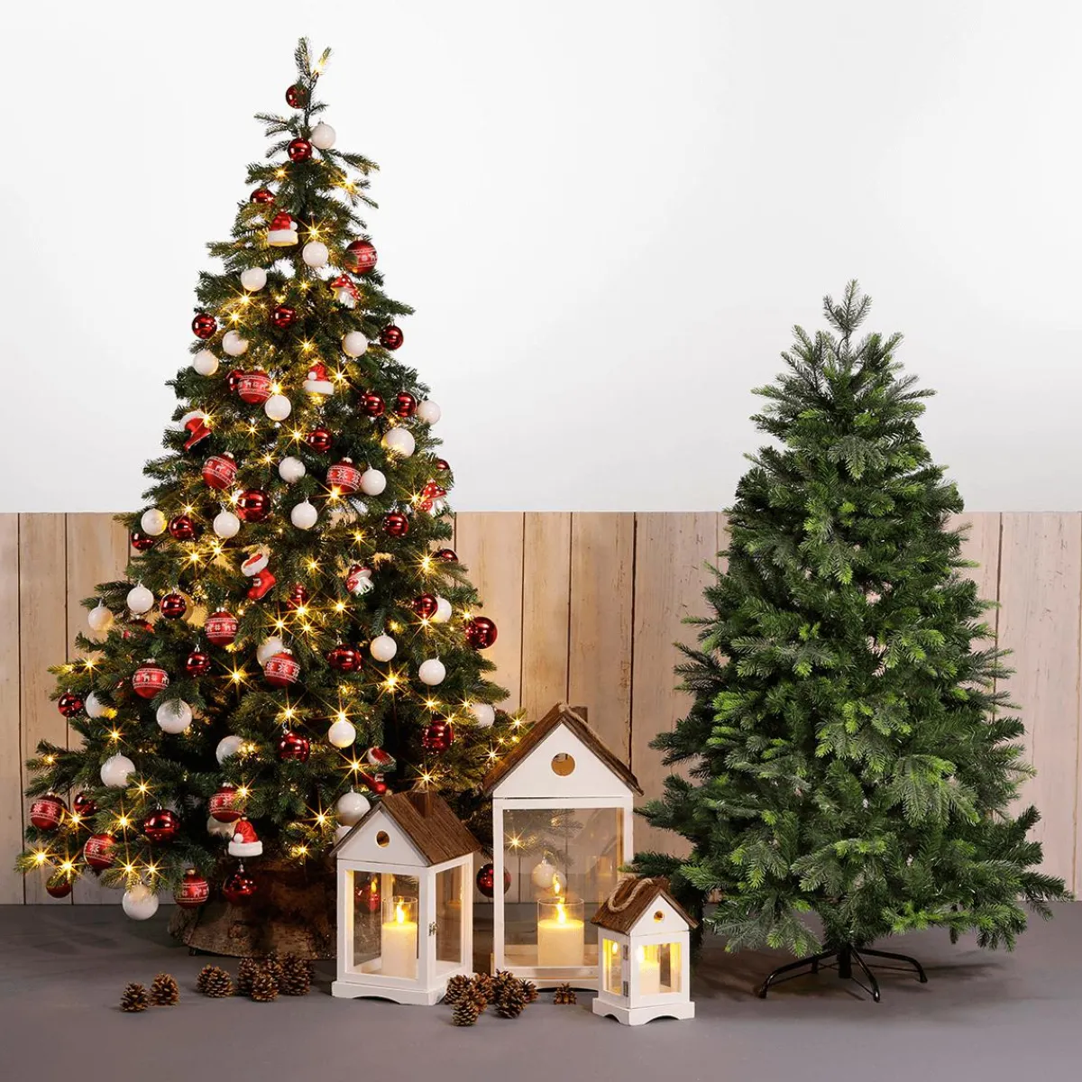 Árboles De Navidad Artificiales>DecoWoerner Árbol De Navidad Artificial Abeto Noble 150 Cm verde