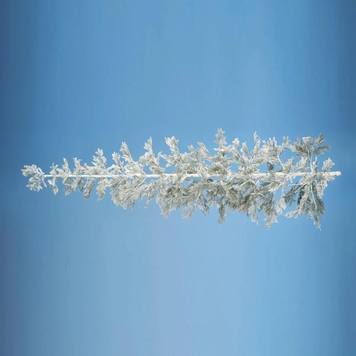 Decoración De Invierno|Árboles De Navidad Artificiales>DecoWoerner Árbol De Navidad Artificial Colgante Cedro Con Agujas Escarchadas 400 Cm blanco