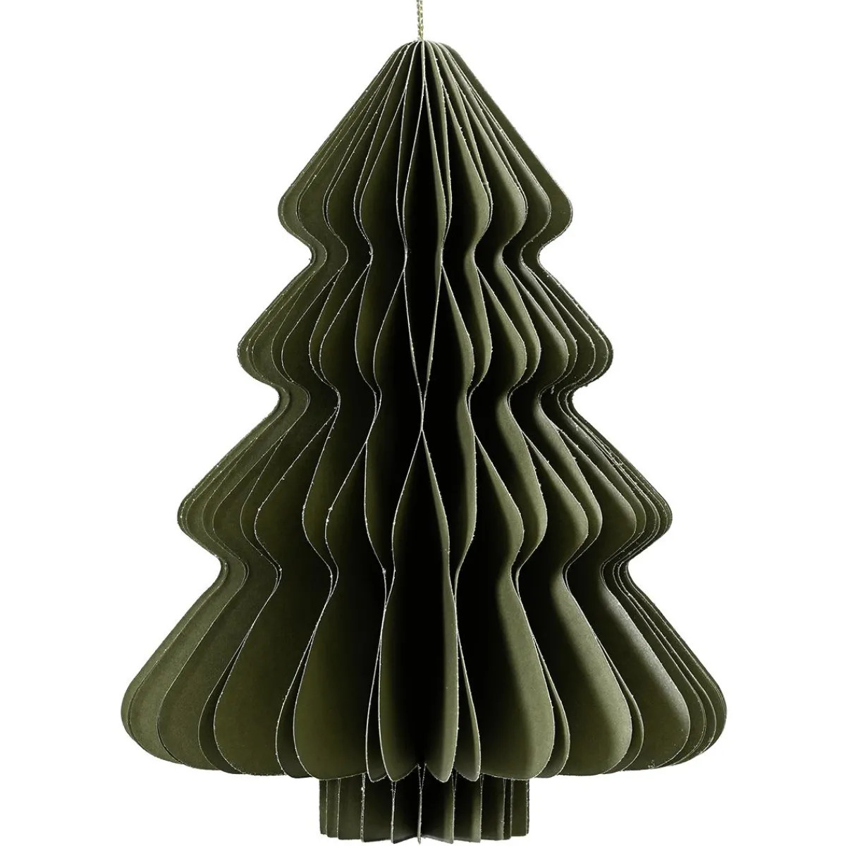 Decoración Temática|Decoración De Invierno>DecoWoerner Árbol De Navidad Deluxe De Papel De Nido De Abeja De 15 Cm verde