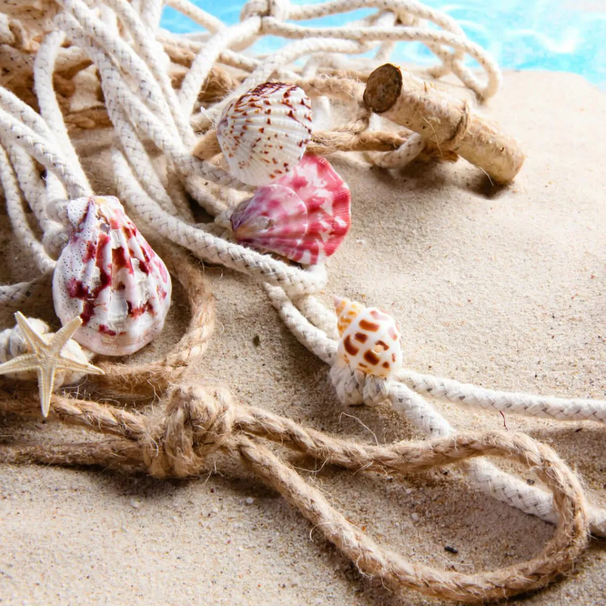 Decoración De Verano>DecoWoerner Red De Pesca Decorativa 100 X 150 Cm Beige