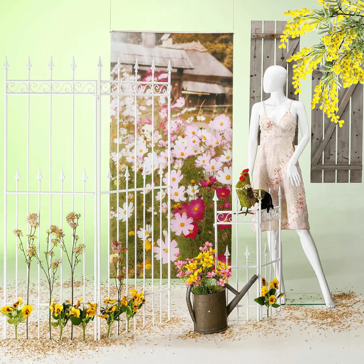 Decoración Temática|Decoración De Primavera>DecoWoerner Regadera Decorativa plata