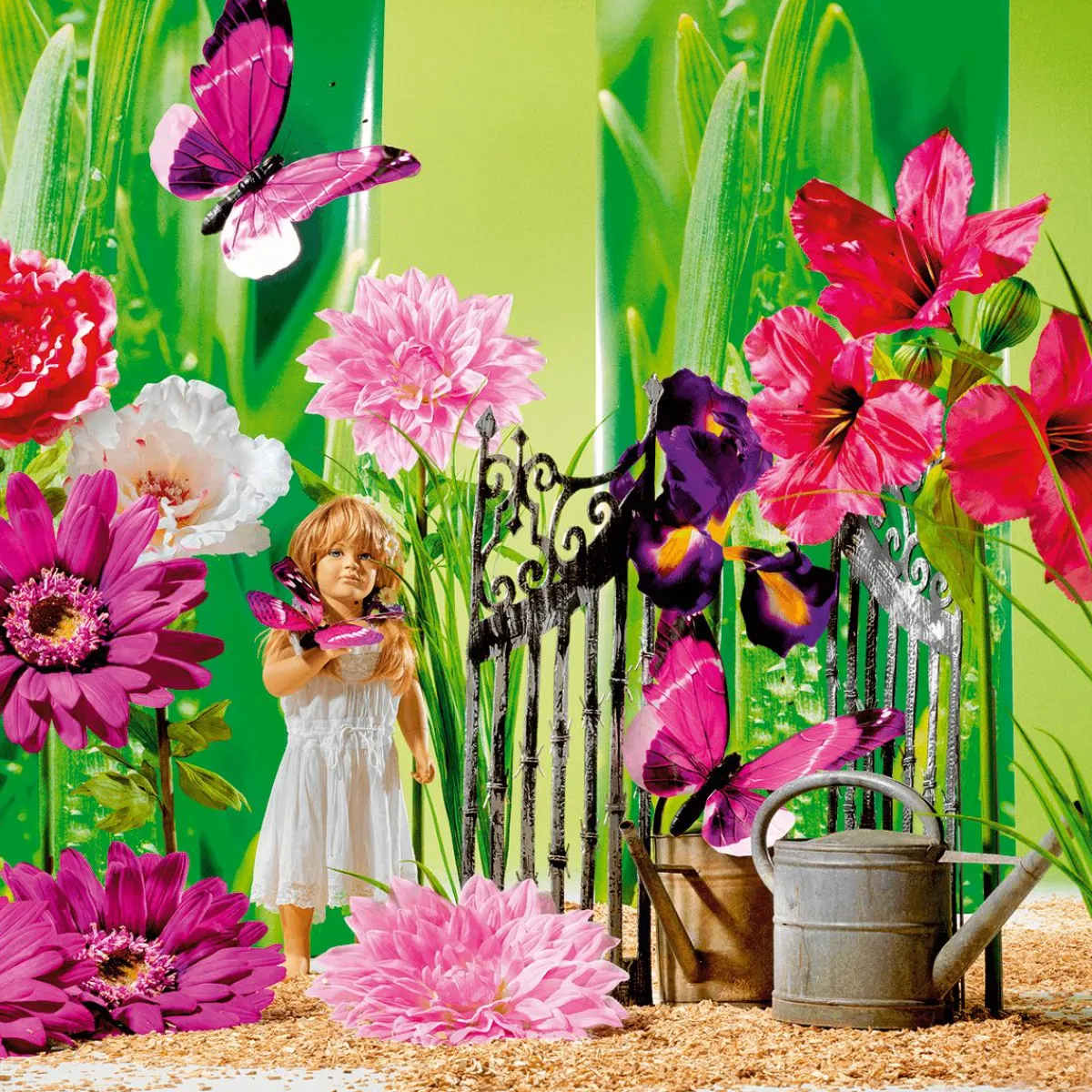Decoración Temática|Decoración De Primavera>DecoWoerner Regadera Decorativa plata