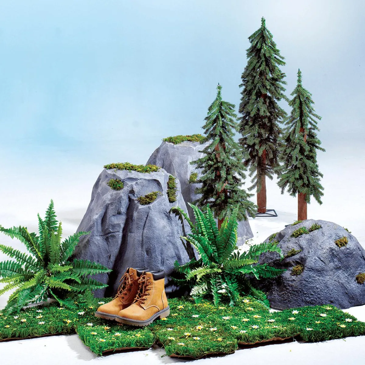 Decoración Temática>DecoWoerner Rocas Decorativas Resistentes A La Intemperie, 44 X 50 Cm Gris