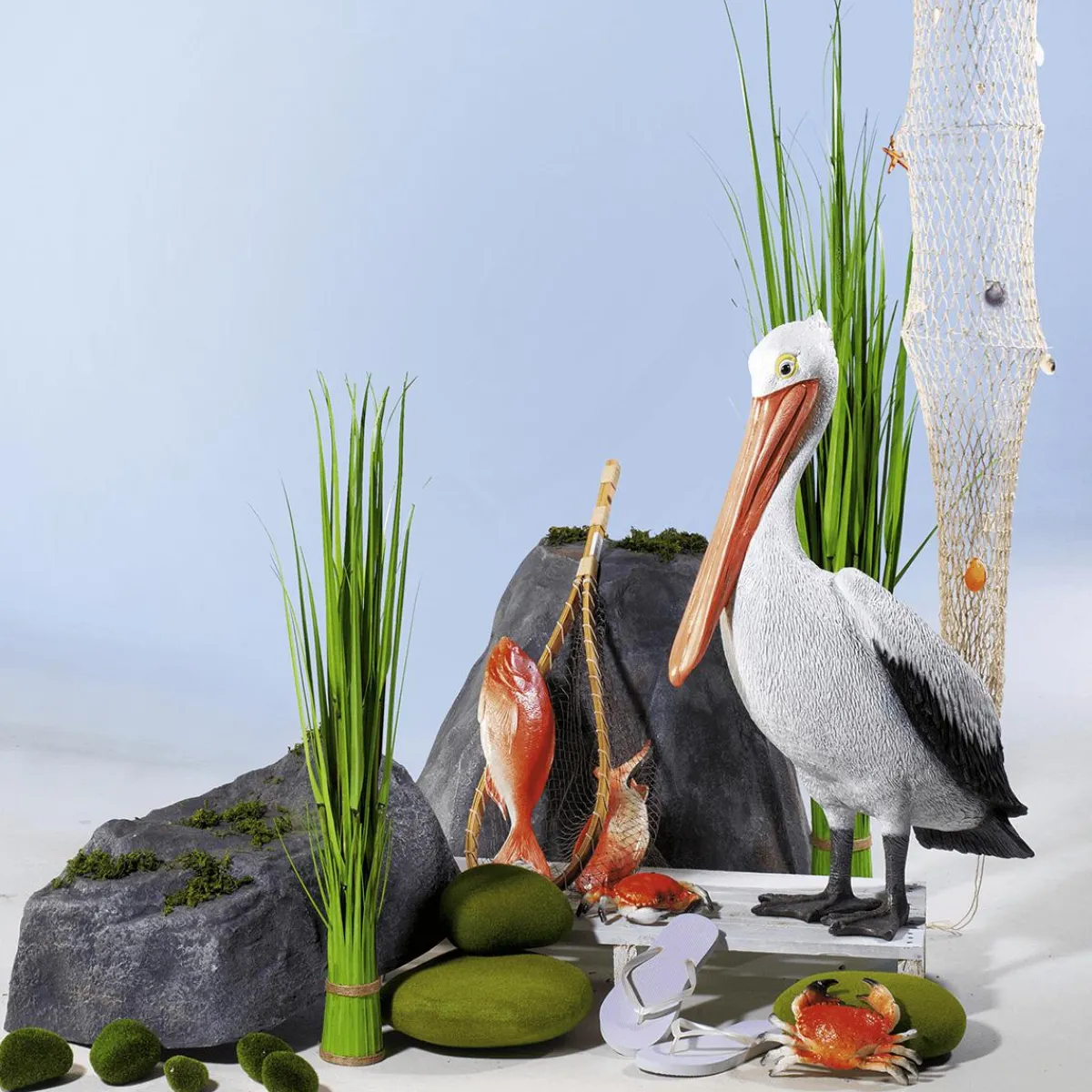 Decoración Temática>DecoWoerner Rocas Decorativas Resistentes A La Intemperie, 65 X 76 Cm Gris