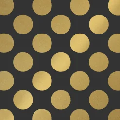 Papel De Regalo|Go Green - Envoltorio Para Regalo Ecológico>DecoWoerner Rollo De Papel De Envolver Ecológico Con Puntos Dorados 50 Cm X 50 M oro