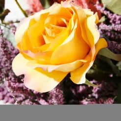 Decoración Temática|Flores Artificiales>DecoWoerner Rosa Artificial , 60 Cm amarillo