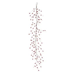 Decoración De Invierno|Guirnaldas Y Vides>DecoWoerner Rosa Mosqueta Artificial 150 Cm rojo