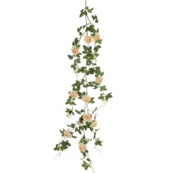 Decoración Temática|Guirnaldas Y Vides>DecoWoerner Rosal Artificial Albaricoque, 125 Cm naranja