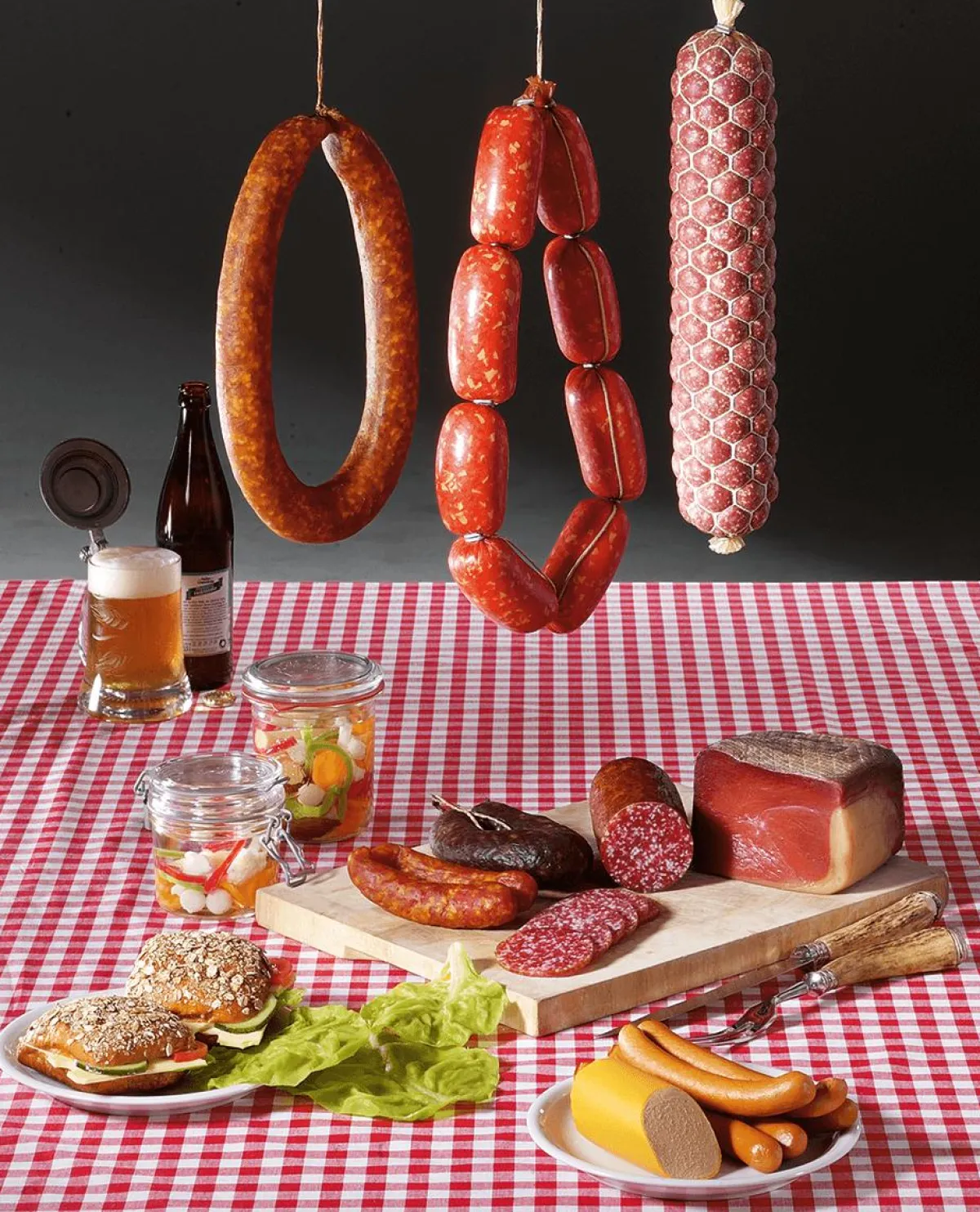 Carnes Y Embutidos>DecoWoerner Rosca De Salchicha Alimento De Imitación 30 Cm marrón