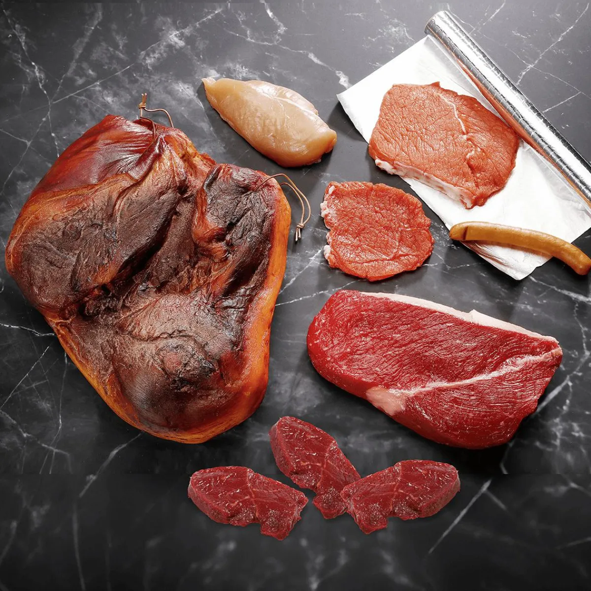 Platos Y Comida Rápida|Carnes Y Embutidos>DecoWoerner Salchichas Vienesas Alimento De Imitación 15 Cm marrón