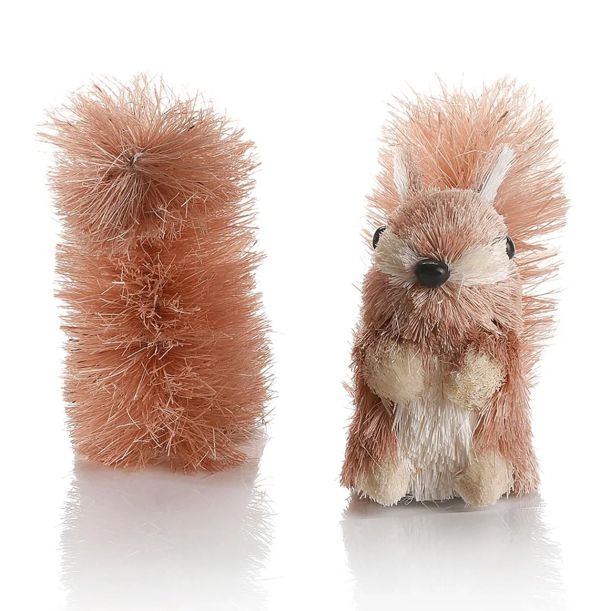Decoración De Animales|Decoración De Otoño>DecoWoerner Set De 2 Figuras Decorativas De Ardilla, 11 Cm De Altura marrón