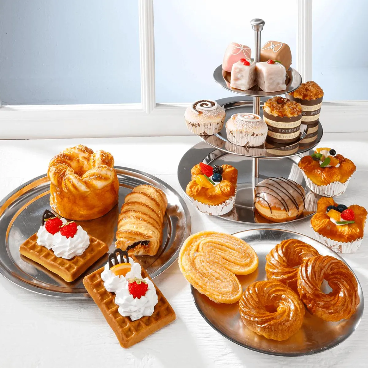 Pan Y Pastel>DecoWoerner Set De Repostería Spritz Muñecos De Comida, 3 Uds. marrón