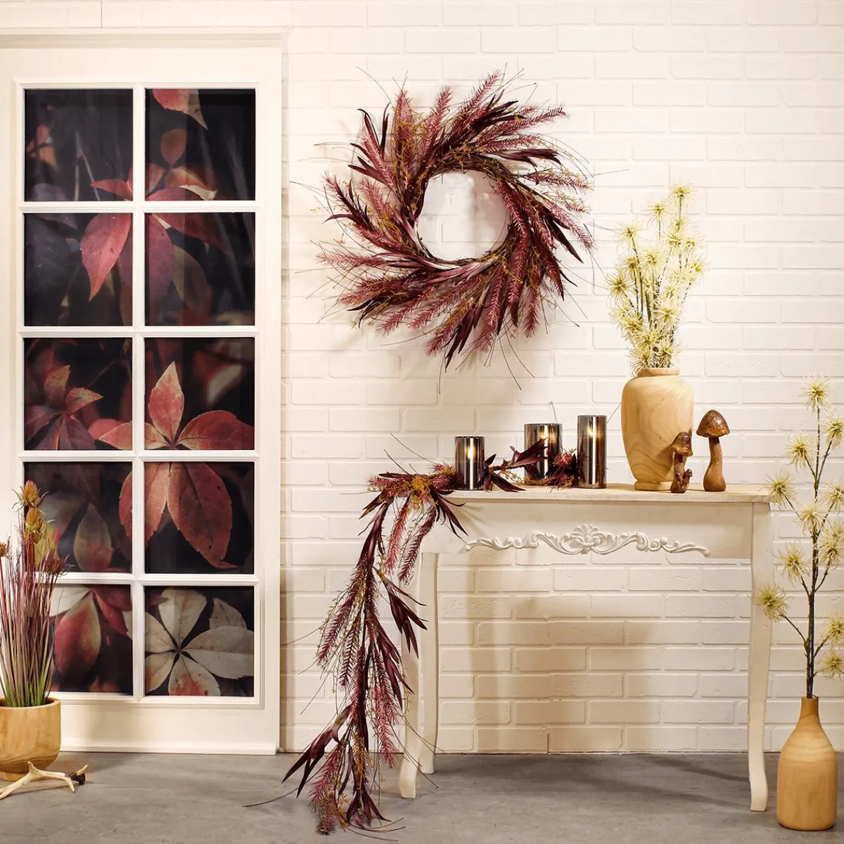Decoración De Otoño>DecoWoerner Seta Deco 20 Cm De Altura, 8 Cm Ø, marrón