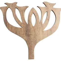 Decoración Natural|Decoración De Otoño>DecoWoerner Silueta De Madera 60 X 50 Cm marrón