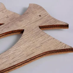 Decoración Natural|Decoración De Otoño>DecoWoerner Silueta De Madera 60 X 50 Cm marrón
