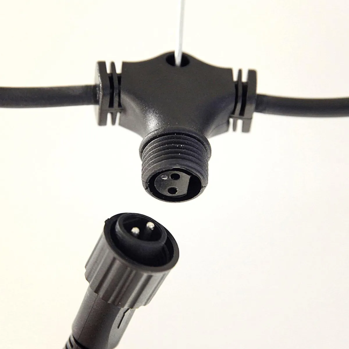 Luces De Navidad>DecoWoerner Sistema De Cortina De Luz LED Profesional IP67 150 Cm negro
